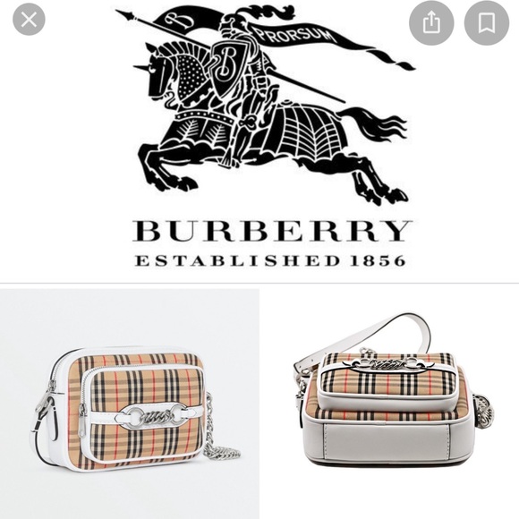🎉 HP 🎉NEW 💕Burberry vintage check camera bag 💕